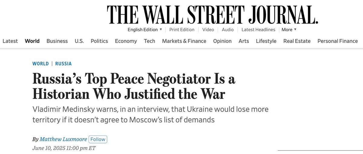 По словам Мединского, которые приводит западная пресса, в конечном счёте судьба территории 404 быть близким союзником России. 