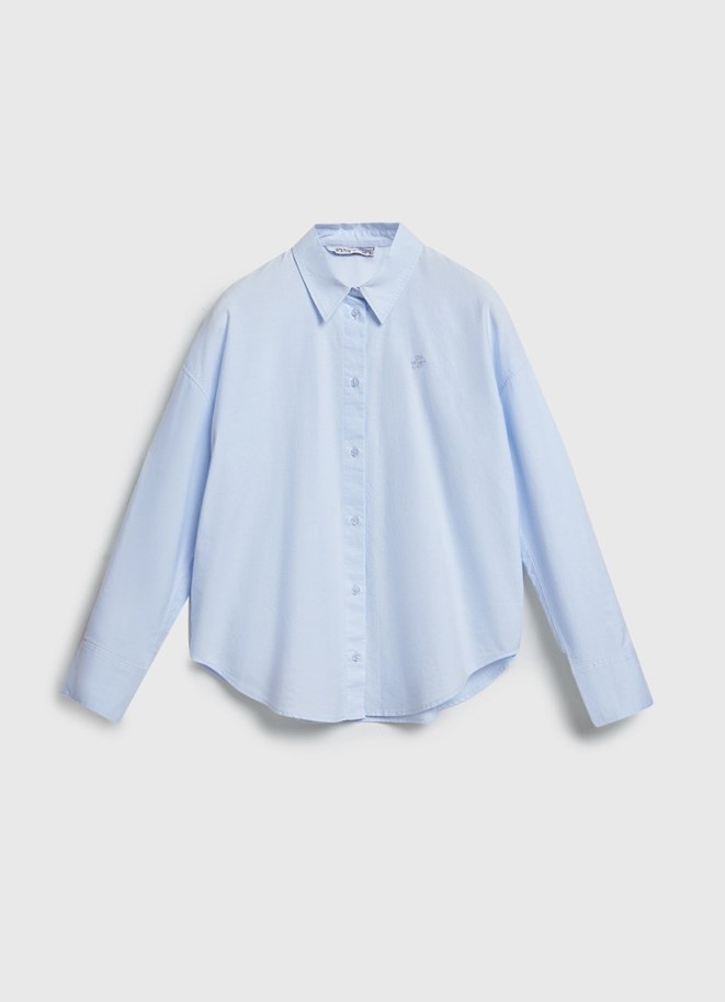 O’STIN, свободная рубашка из хлопка Оксфорд, 2 099 р. 