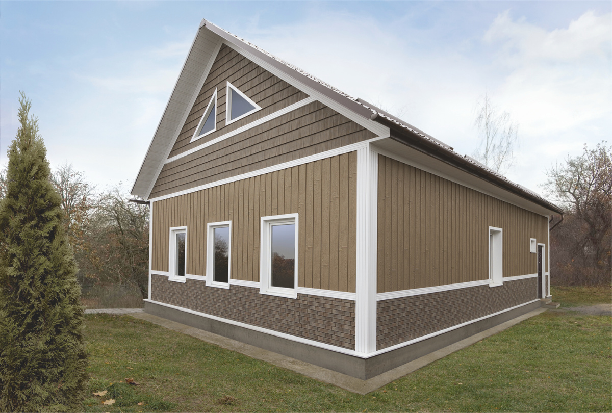 Дом с сайдингом