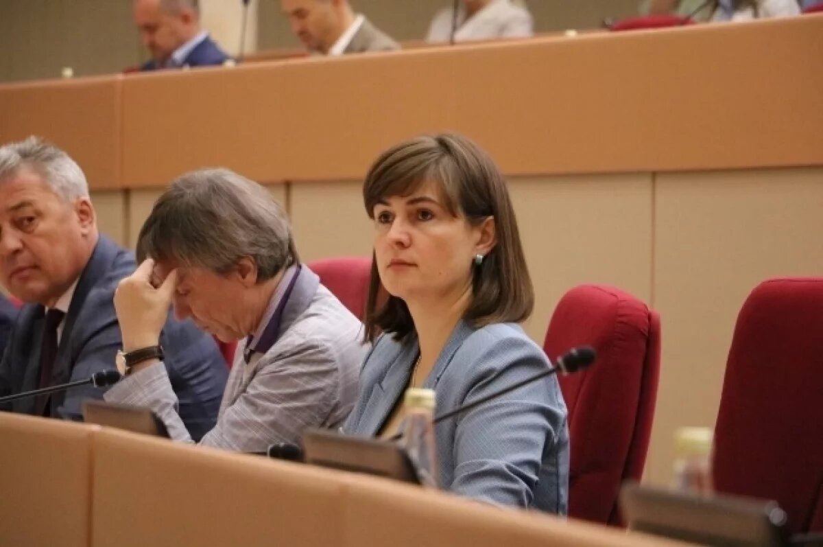    Мария Усова высказалась о вопросах повестки заседания облдумы