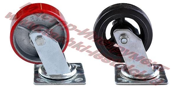 Большегрузные колёса с шинкой из полуретана и резины