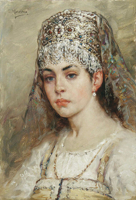 К. Маковский «Боярышня», 1880-е