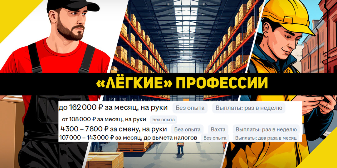 5 вакансий, куда можно быстро устроиться и выйти на 100 000 ₽ в месяц