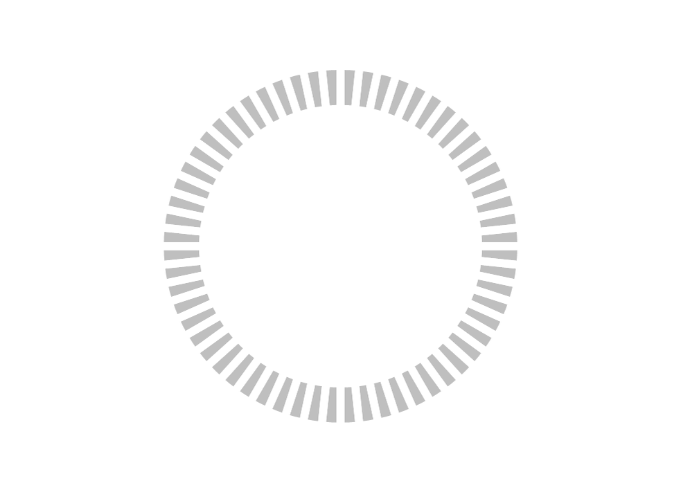 Циферблат с помощью диаграммы