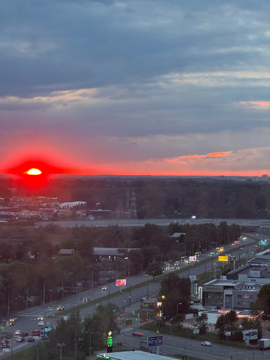 Закат солнца-как силы человека. Иногда-на исходе