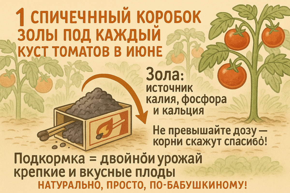 Спички вместо химии — и кусты рванули в рост. Проверил за месяц до уборки — результат взорвал цифры