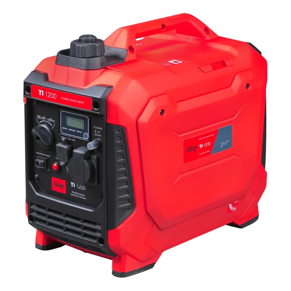 Дизайн FUBAG TI 1200 напоминает спортивный мотоцикл