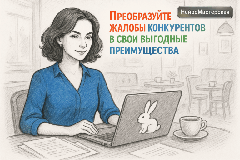    Преобразуйте жалобы конкурентов в свои выгодные преимущества Оксана Солдатова