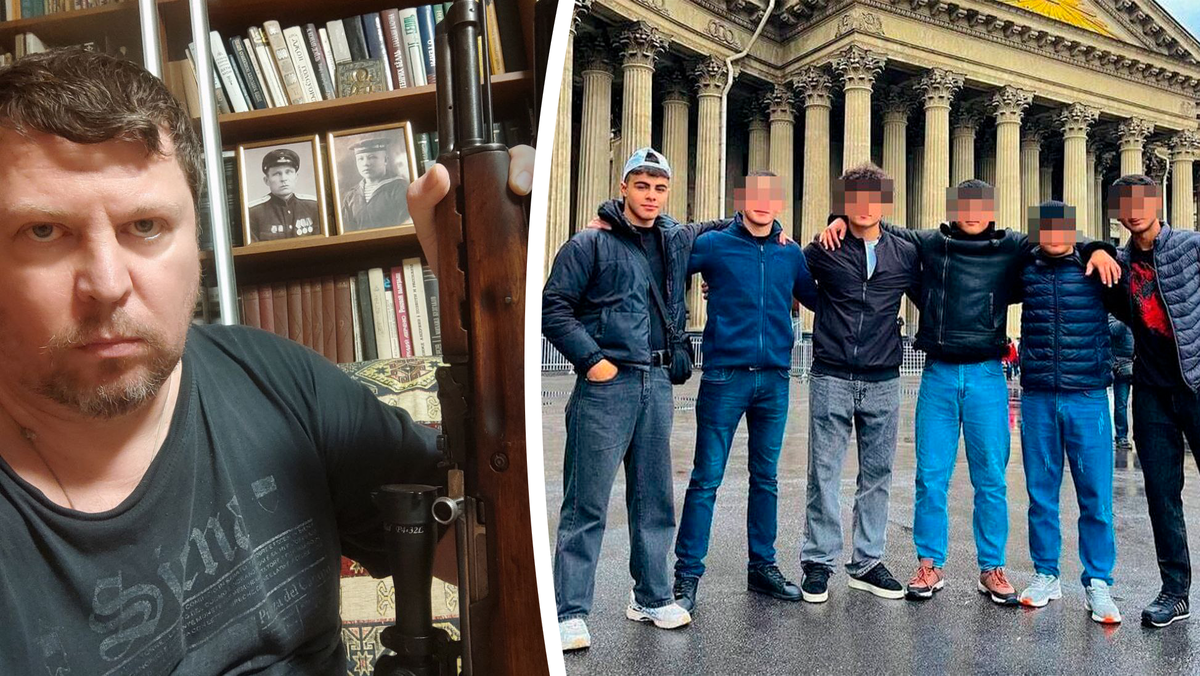 Фото: t.me/matveevkomment / соцсети членов "Азербайджанской мафии" (группы подростков, избивавших на камеру людей в Петербурге)