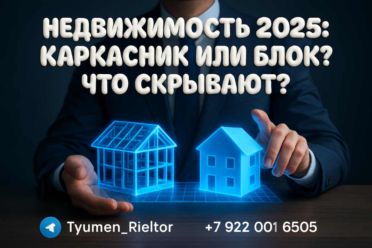    Недвижимость 2025: каркасник или блок? Что скрывают? Святослав Шакин