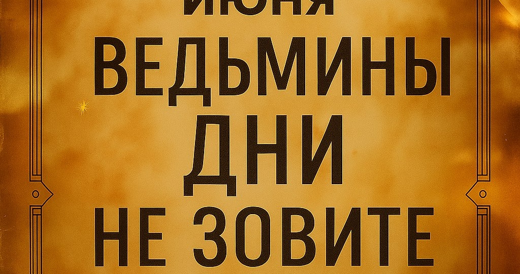 Ведьмины дни 13, 14 и 15 июня: Врата силы и запреты.