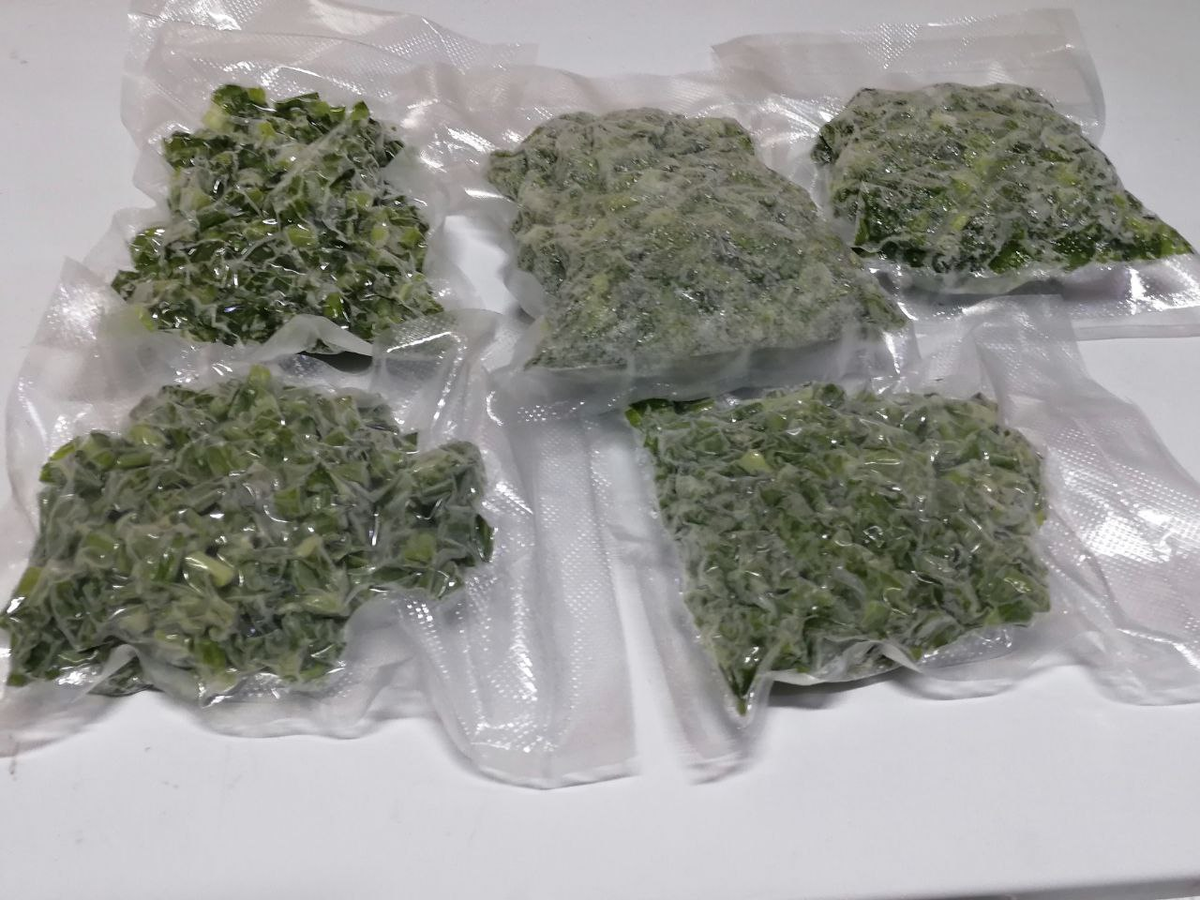 Лук на зиму для заморозки, фото автора