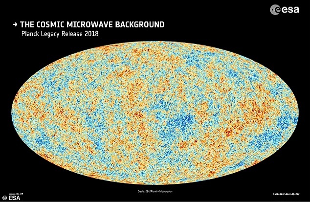 Результатом этого отскока стала Вселенная, которая удивительно похожа на нашу, включая такие особенности, как космический микроволновый фон (на фото) и две фазы расширения.