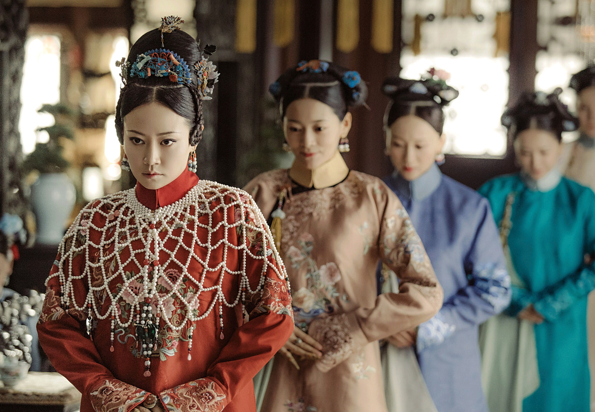 Кадр из сериала. Наложницы императора