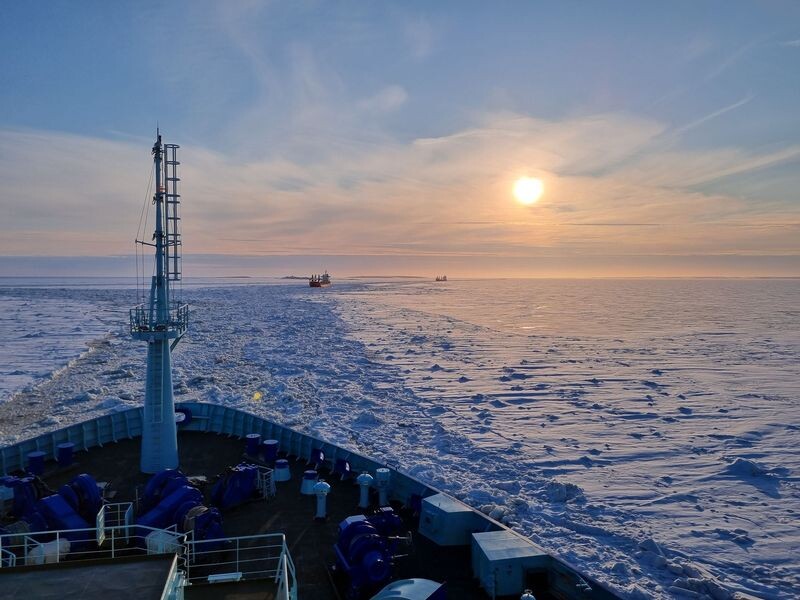 Работа в Арктике.