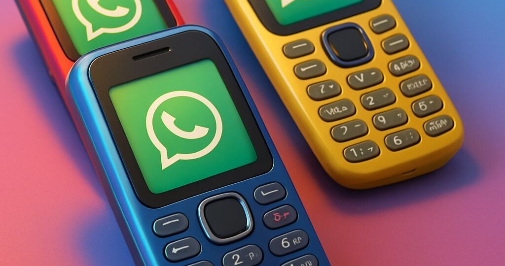 На каких кнопочных телефонах работал WhatsApp?