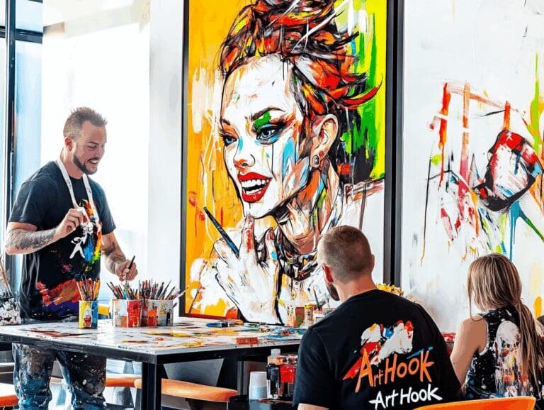    Пригласите художника на праздник: как создать незабываемое арт-событие для ваших гостей Art-Hook.Ru