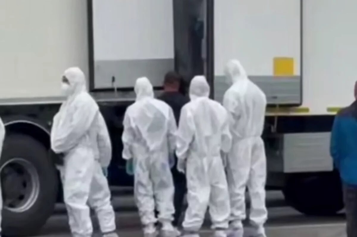    Появились кадры начала передачи Украине 1212 тел солдат ВСУ