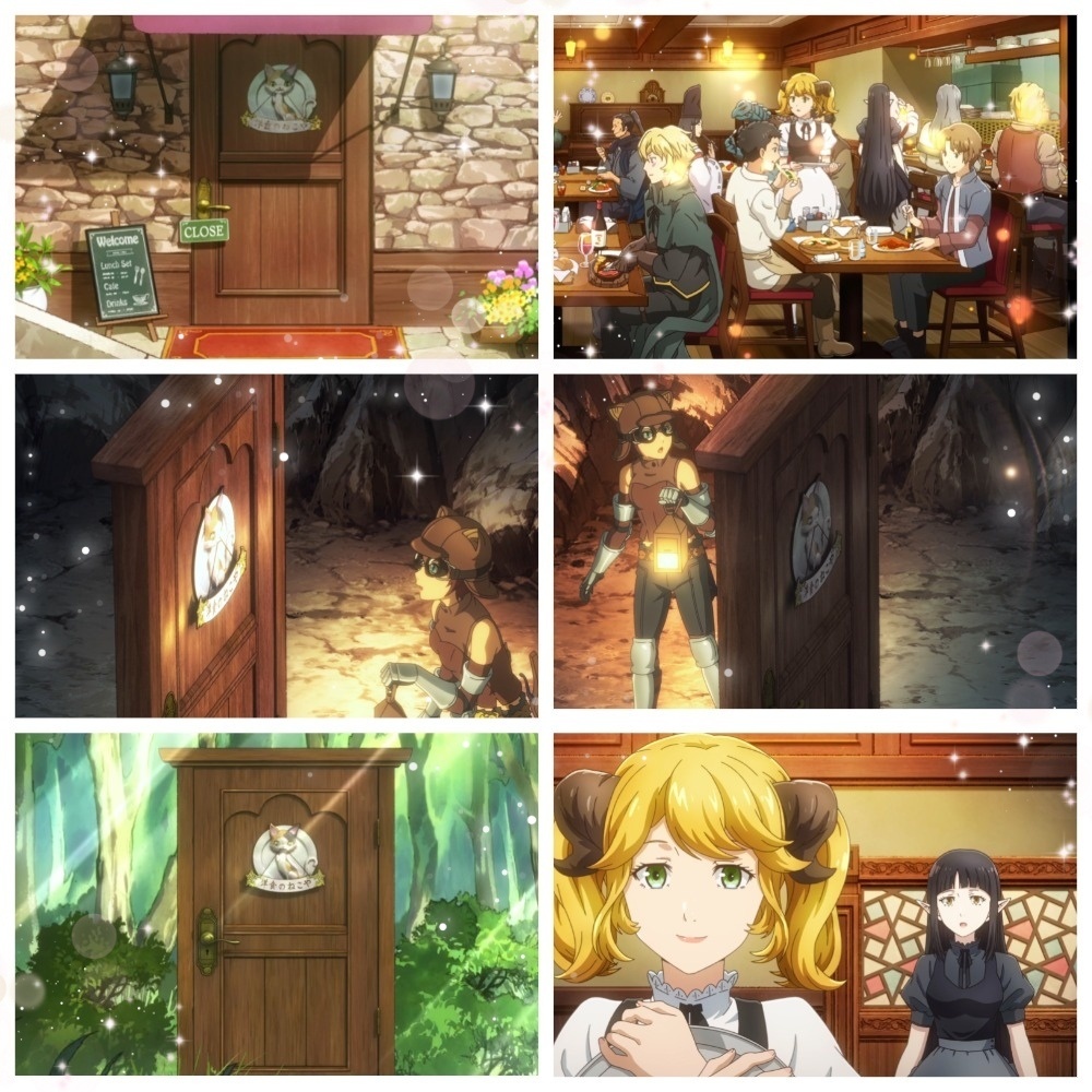 На фото обработанные мной скрины из аниме сериала "Ресторан из другого мира", аниме сериал 2017г., 2 сезона, фэнтези, кулинария, возрастной рейтинг 18+, режиссёр Масато Дзимбо, сценарист Масато Дзимбо, студии Silver Link (сезон 1), OLM, Inc. (сезон 2). Автор манги Дзюмпэй Инудзука. Скрины собраны в коллаж, который демонстрирует общий визуальный фон анимационного сериала, внешний вид приготавливаемых блюд, для оценки их плюсов в этом направлении. Подробнее об аниме рассказано ниже в статье. Все материалы размещены исключительно в информационных целях.