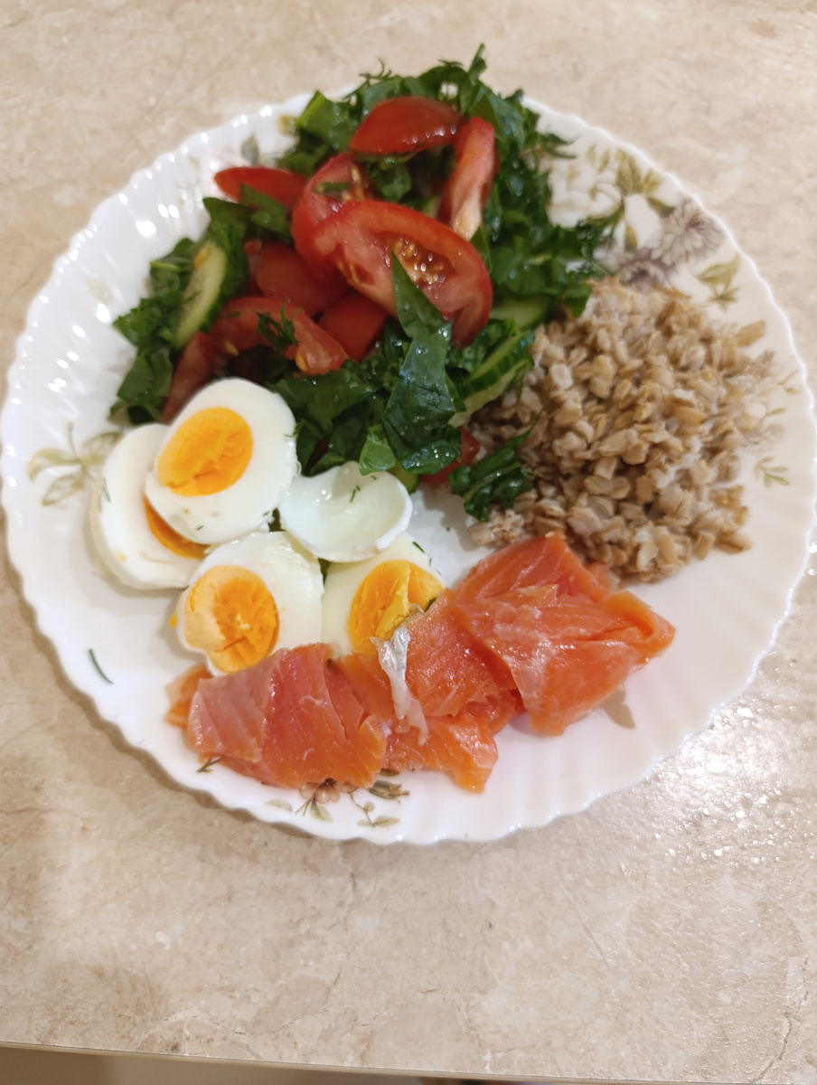 Фото автора. Мой завтрак.