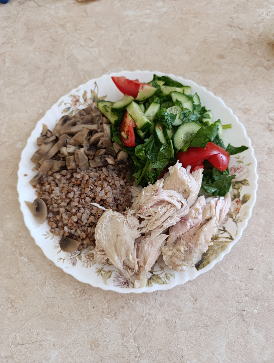 Фото автора. Мой обед.