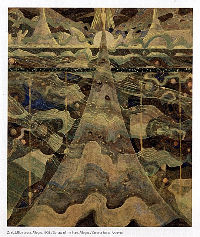 Чюрлёнис, «Соната звёзд. Аллегро»