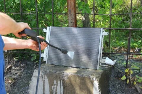 Мойка автомобильного радиатора