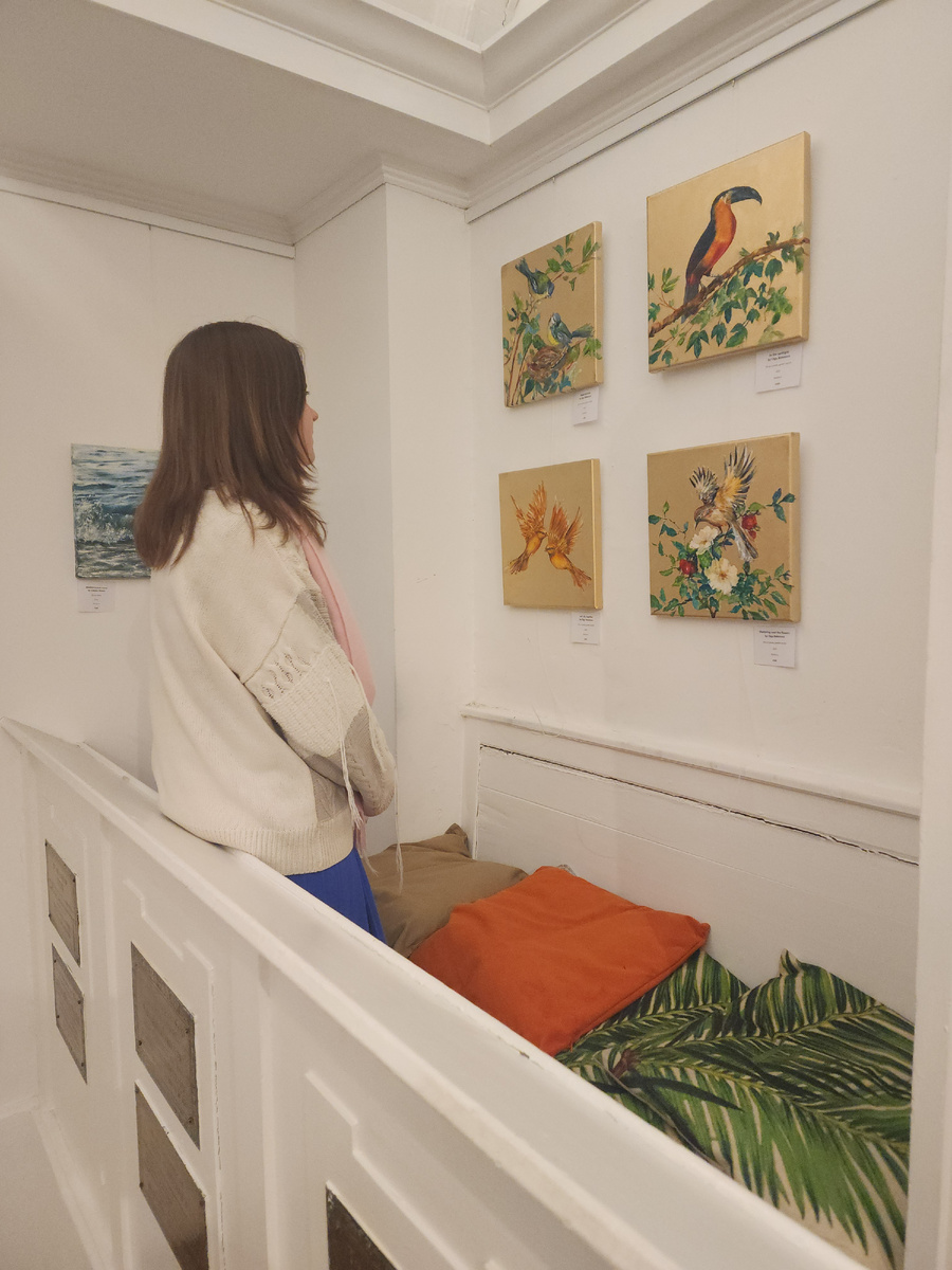 Миниатюры из серии "Золотые птицы"