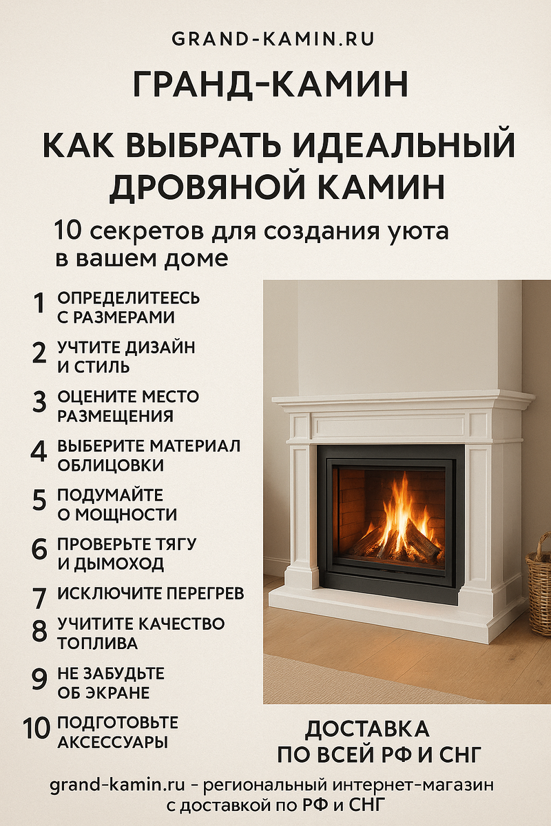    Как выбрать идеальный дровяной камин: 10 секретов для создания уюта в вашем доме Kamin