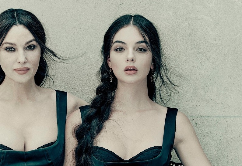 Моника Белуччи и Дева Кассель