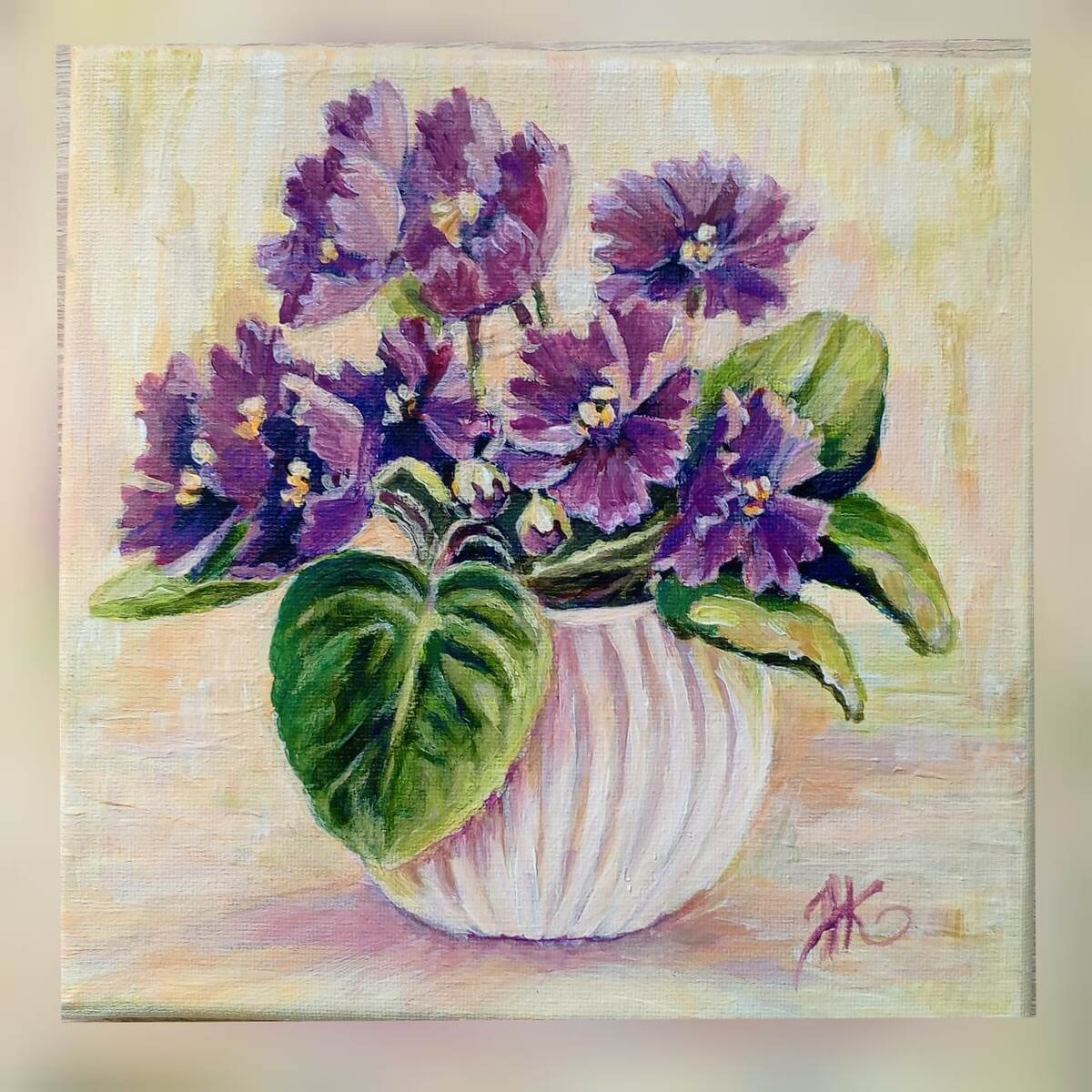 Холст 20х20. Акрил.