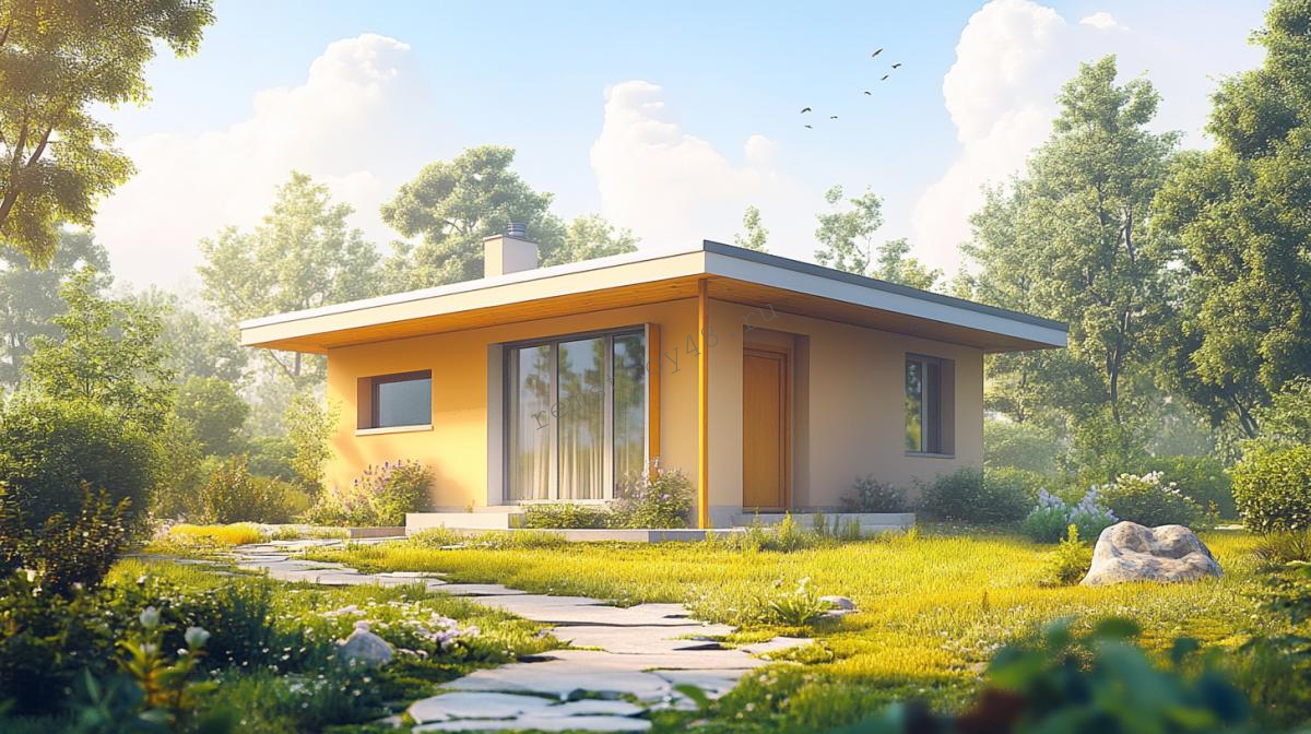 Каркасный дом с плоской крышей: пошаговая технология строительства