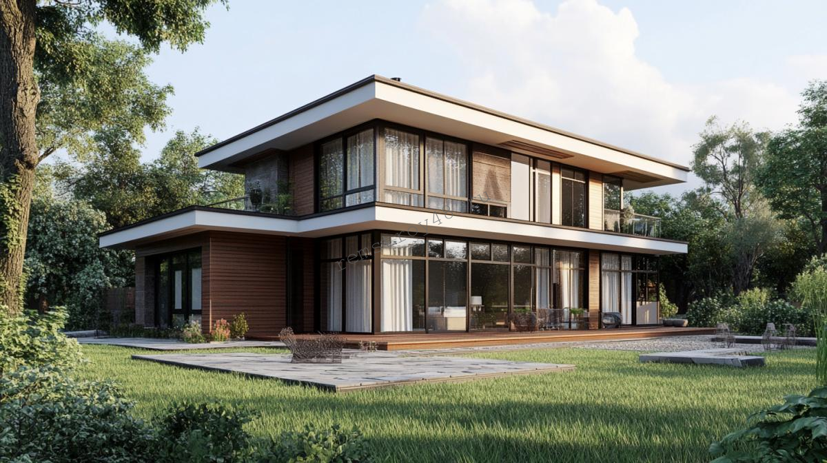 Каркасный дом с плоской крышей: пошаговая технология строительства