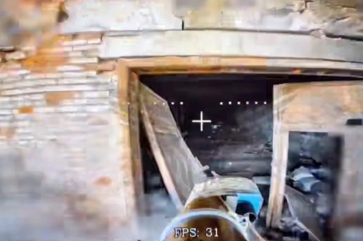    В ДНР российский дрон прилетел в подвал, где укрылась группа боевиков ВСУ