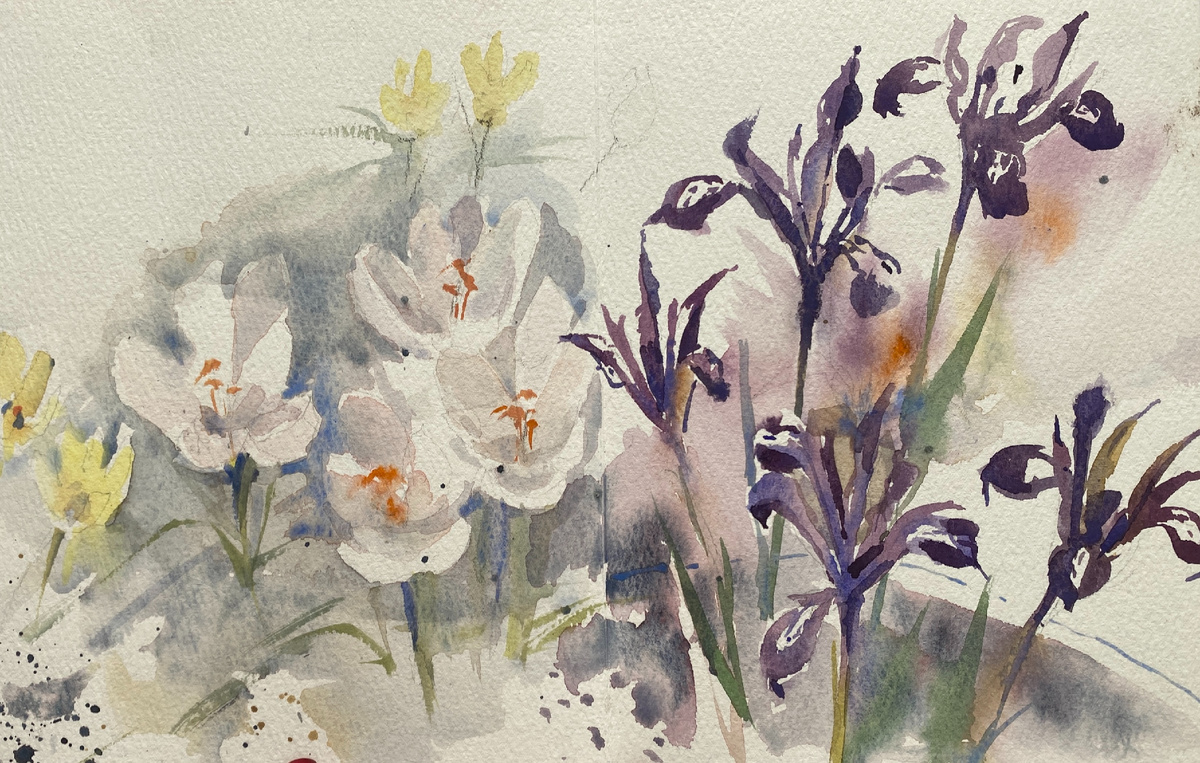 Тот самый начатый, но не завершенный скетчбук. 