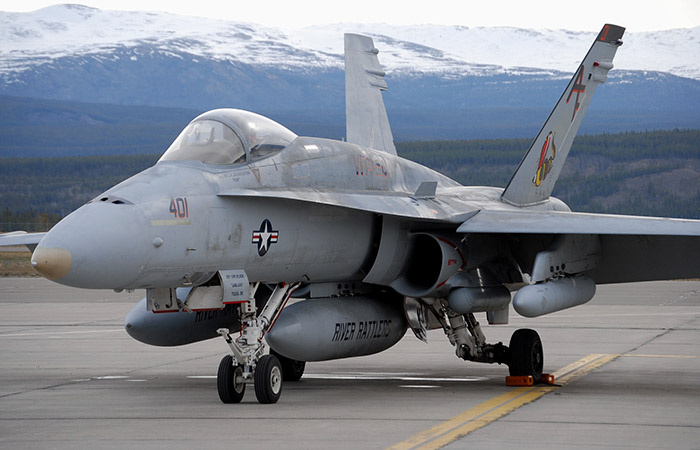 Истребитель F/A-18./ Фото: airliners.net