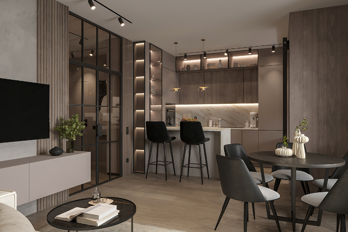 Новая кухня, которая полностью устроила нашу заказчицу