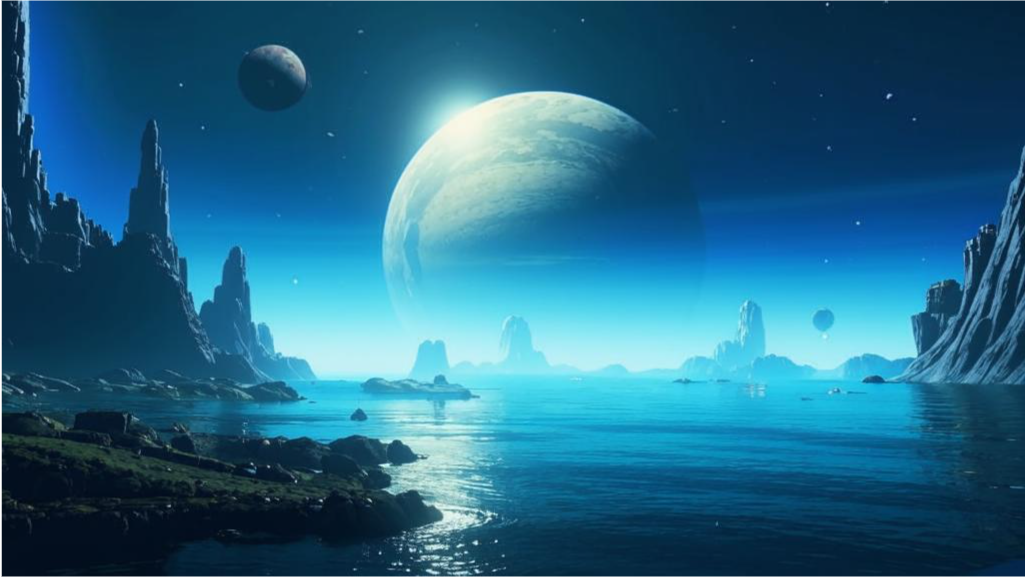 Представьте себе огромную планету, покрытую бескрайним океаном, чьи волны танцуют под светом звезд. В глубине этого водного мира скрываются загадочные коралловые рифы, яркие и живописные, словно подводные города, наполненные множеством морских обитателей.