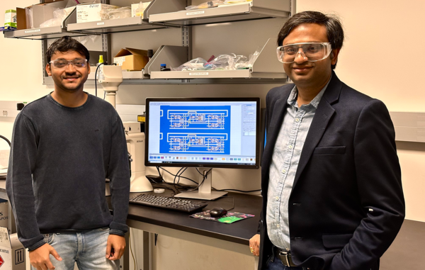    Профессор PSU Саптарши Дас (справа)  Penn State