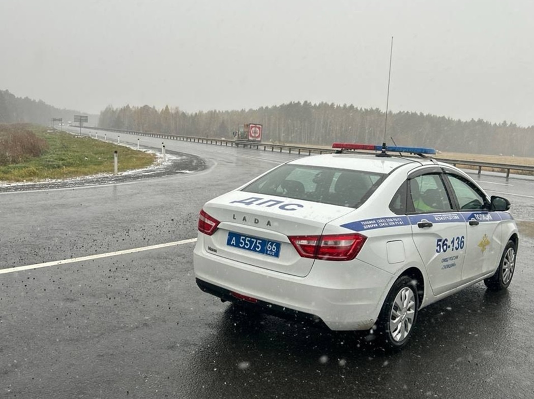    Фото: 197 км федеральной трассы «Екатеринбург - Тюмень» Талицкого района / Госавтоинспекция Свердловской области