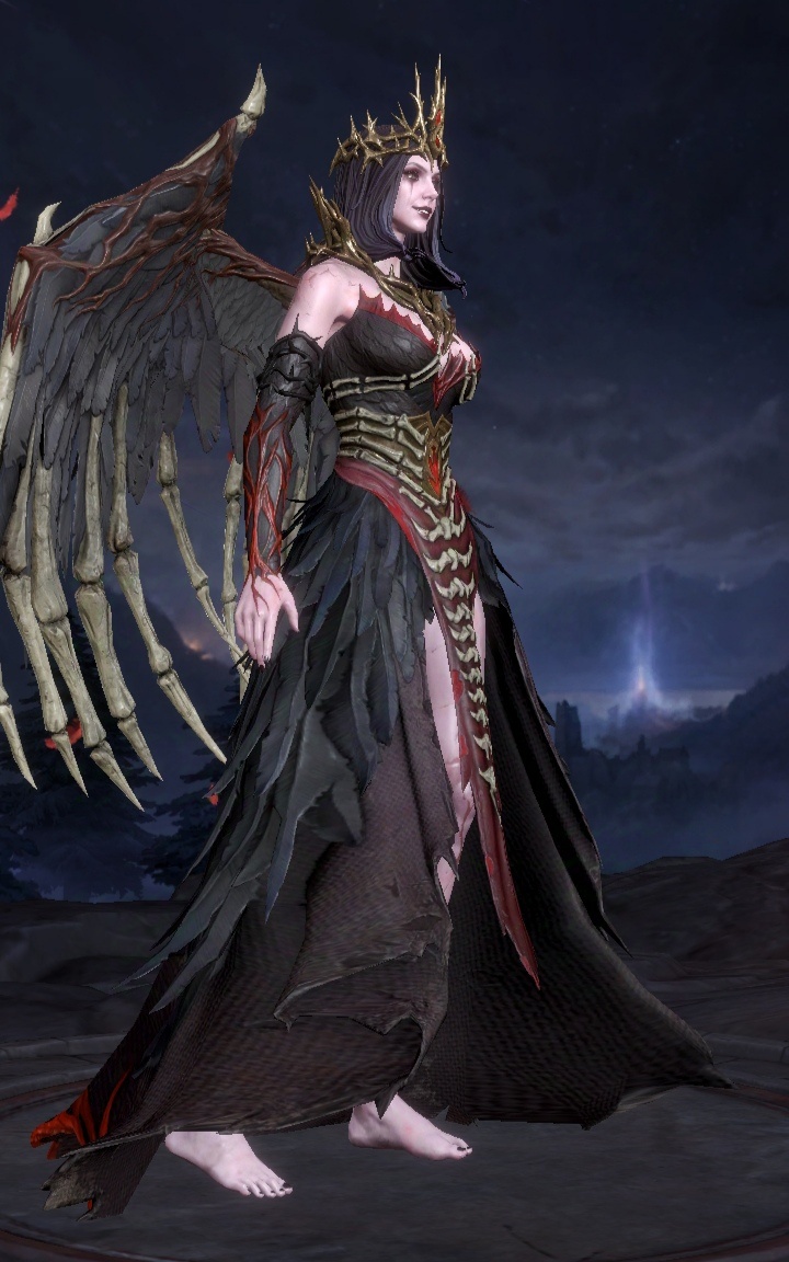 Референс персонажа из игры Watcher of Realms