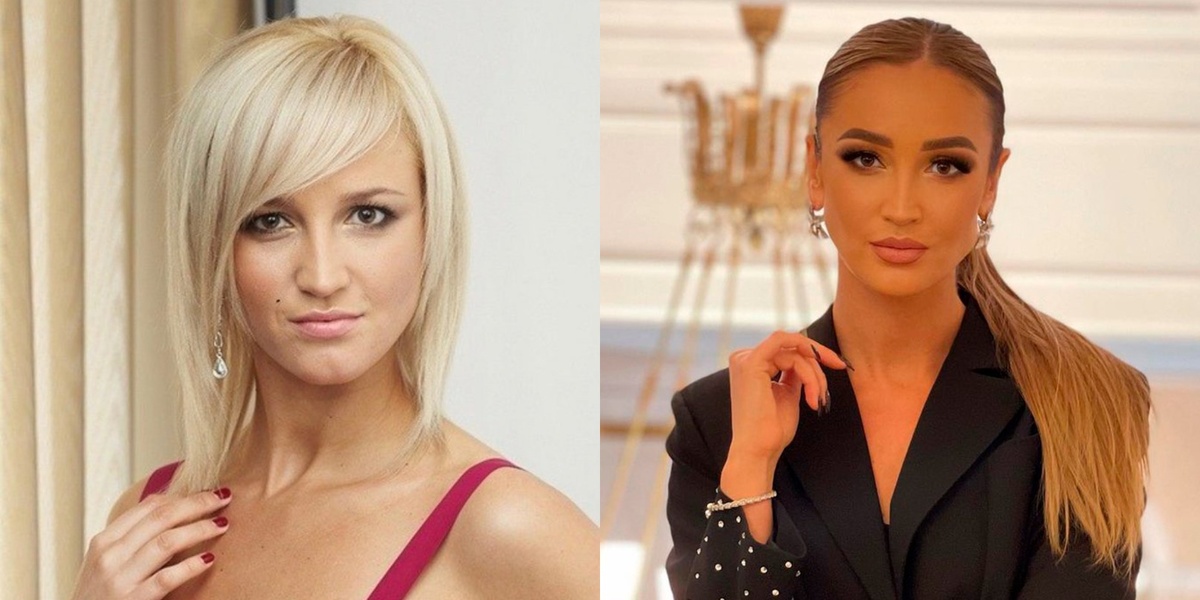 Ольга Бузова в 18 и в 38 лет