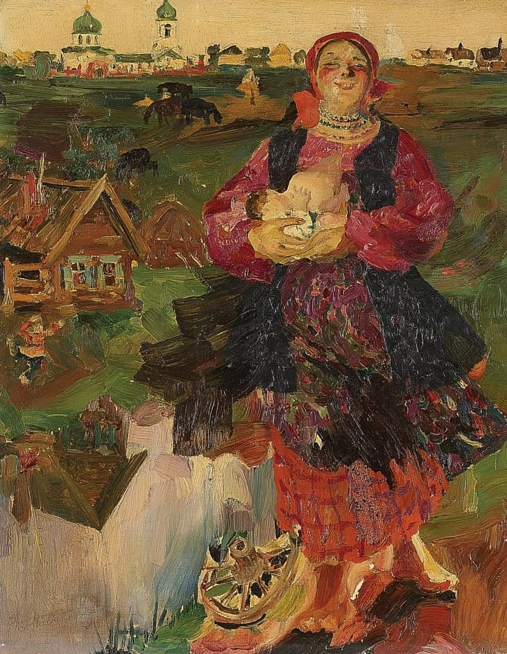 Художник Филипп Малявин (1869 – 1940)  -  Россия-матушка