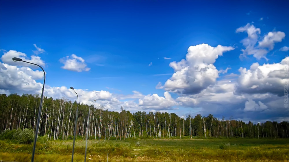 Небо, лес, облака... © NickFW.ru — 23.07.2021г.