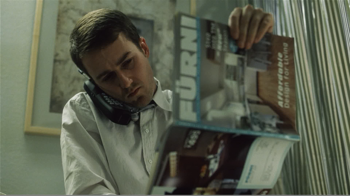 Скриншот из фильма Бойцовский клуб