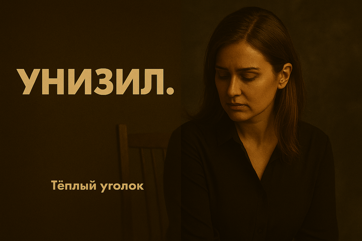 Очень мило, что он извинился — как муж унизил меня публично