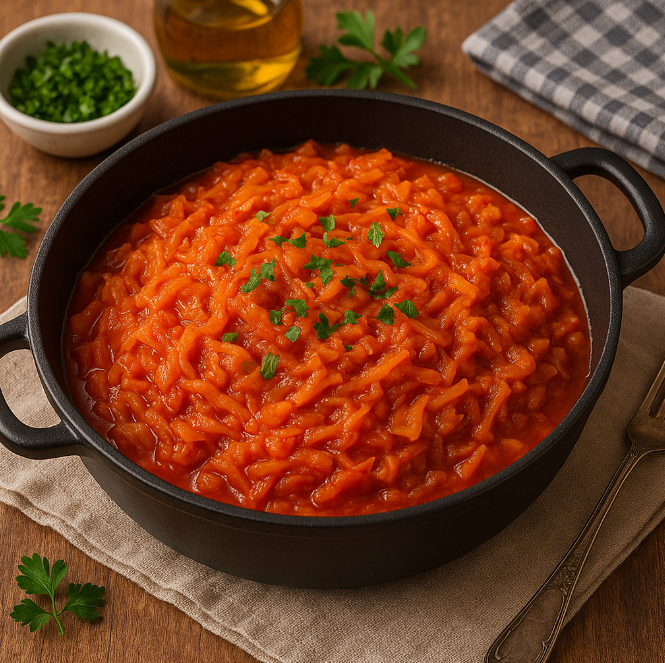 Капуста с томатной пастой рецепты от Дарики