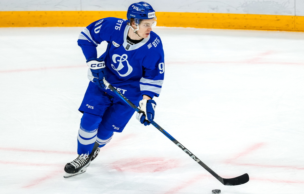    Нападающий "Динамо" Дмитрий Рашевский  Валерия Калугина/ТАСС