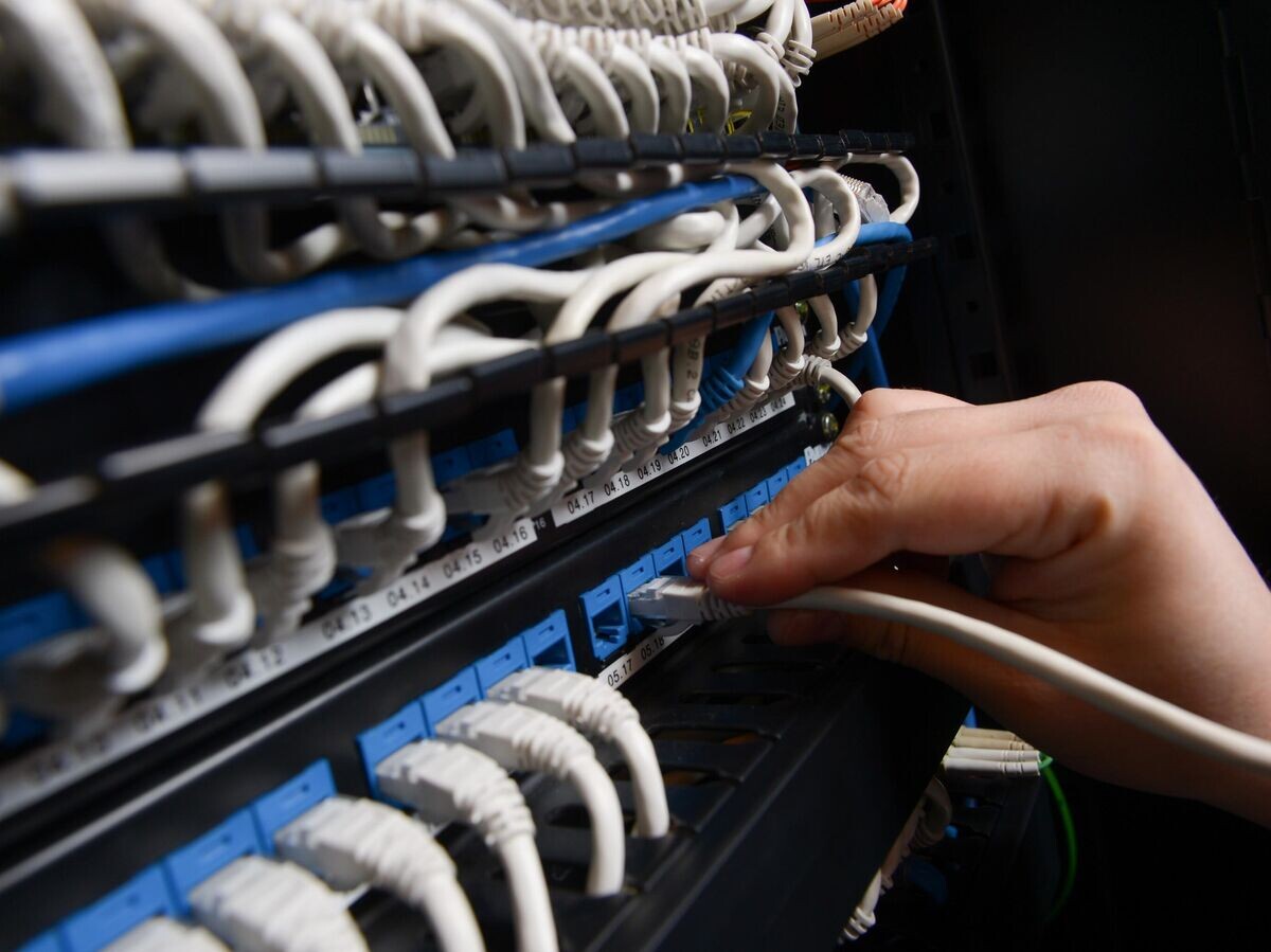    Сетевое оборудование в серверной© РИА Новости / Владимир Трефилов
