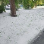  📷В российской Тюмени на улицах появились сугробы, но не из снега